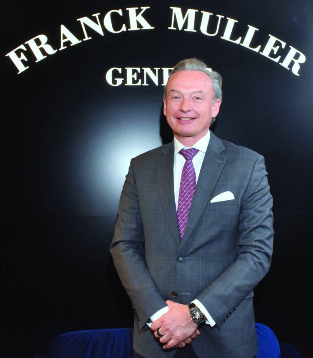 Franck Muller showcases high value watches at DJWE Gulf Times