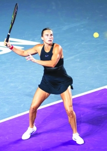 Sabalenka Sizzles Past Sakkari At WTA Finals - Gulf Times