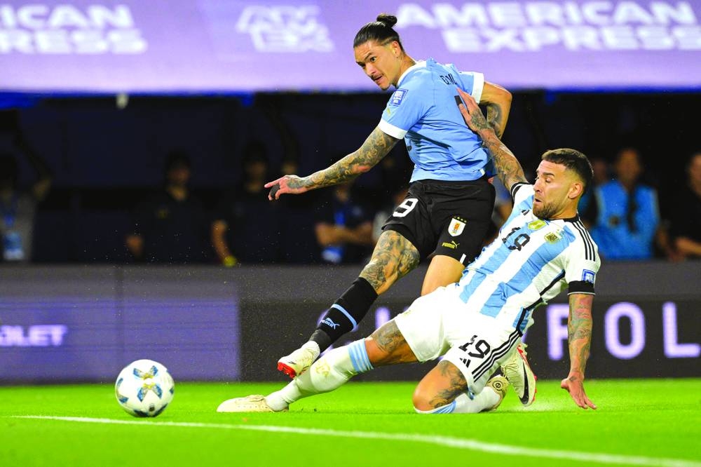 Argentina - Uruguay, summary: Darwin Núñez, score, goals