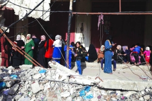 Survivors try to find strength amid ruins of Gaza hospital