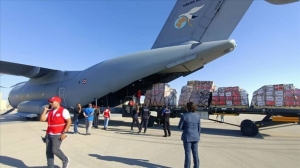 Security Council delegation inspects humanitarian response to situation in Gaza Strip at Al-Arish Airport