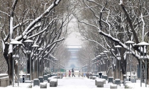 Bracing for blizzards, China suspends classes in Beijing