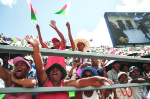 Madagascar president starts new term as opposition stages boycott