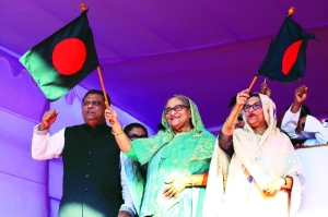 Opposition calls for boycott as Hasina kicks off poll campaign