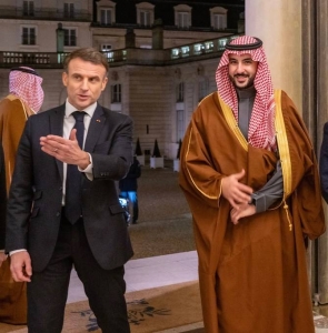 French President meets Saudi Defense Minister