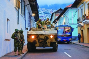 Soldiers hit the streets as Ecuador declares war on drug cartels