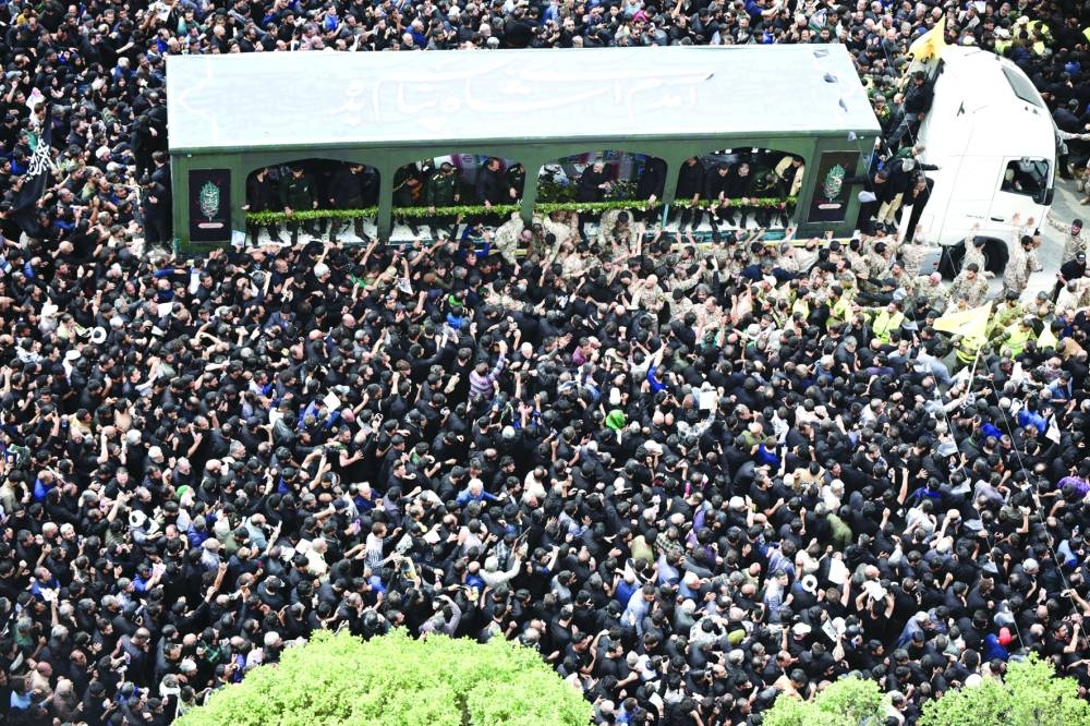 Irans Raisi is buried