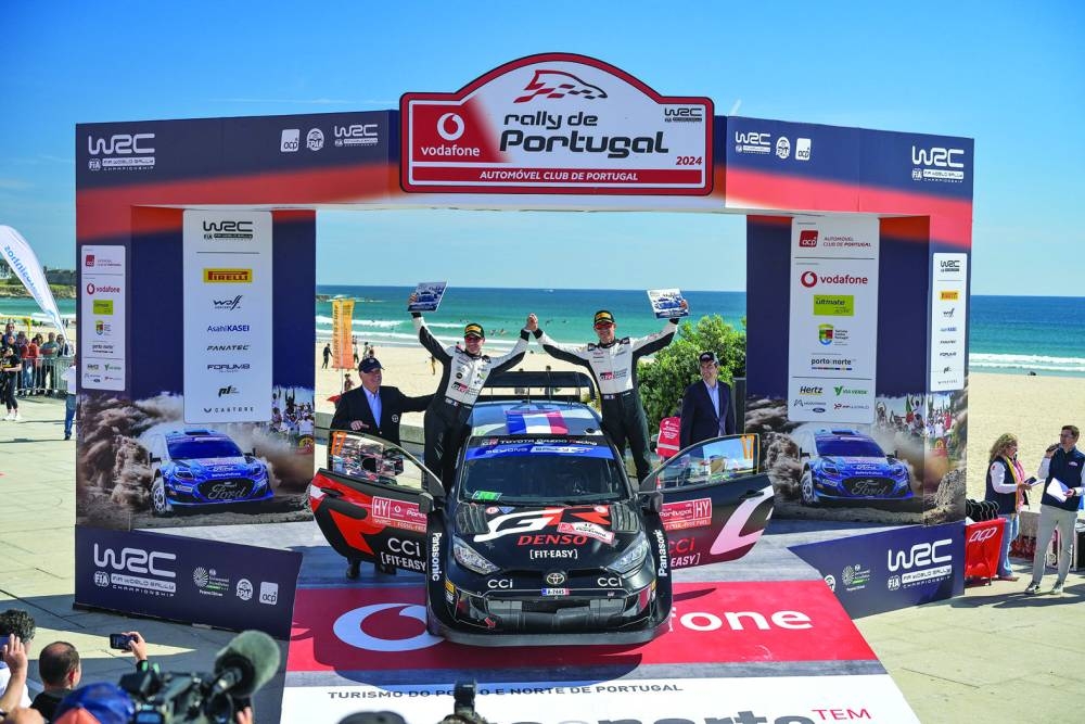 Toyota Gazoo Racing garante posição no pódio no Rali de Portugal