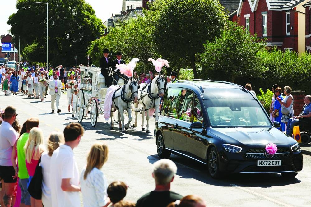 Funeral held for 9-year-old victim of UK stabbing