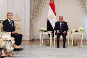 Blinken meets Egyptian president for Gaza ceasefire talks