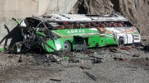 22 killed in bus accident in Pakistan