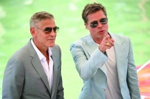 Clooney, Pitt are lone Wolfs at Venice