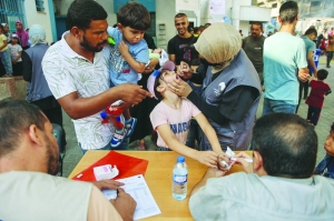 WHO: Polio vaccine push moves to northern Gaza amid disruptions