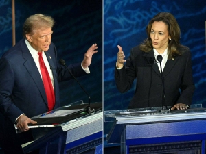 First debate between Trump and Harris begins