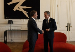 French President meets US State Secretary