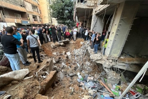 Three killed, 17 wounded in Israeli strike on south Beirut