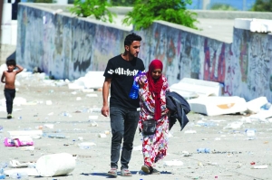 Thousands sleep on the streets after air strikes on Beirut