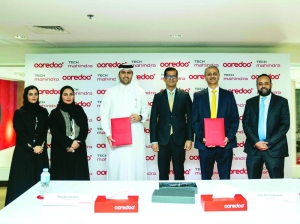 Ooredoo Qatar, Tech Mahindra sign strategic partnership for Managed Security Services