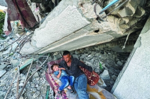 After a year of war, Gazans wonder how to deal with tonnes of rubble