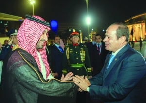 Saudi Arabia, Egypt agree deeper investment ties, urge Gaza truce