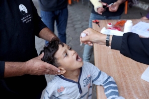 Over 500,000 Palestinian children vaccinated against polio in Gaza :UN