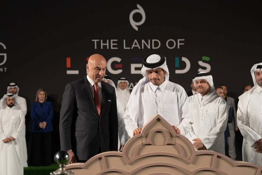 Qatari Diar and FTG Development ground breaking on Land of Legends in Simaisma