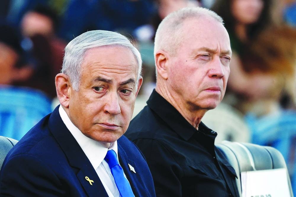 ICC issues arrest warrants 
for Netanyahu, Gallant