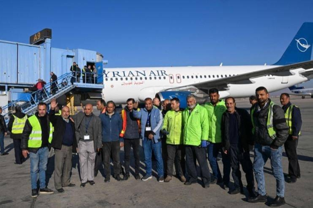 First flight since Assads fall departs Syrian capital