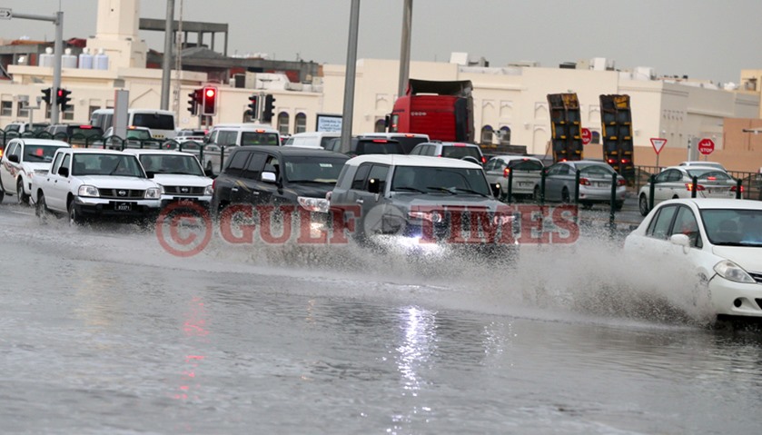 Heavy rain lashes Qatar