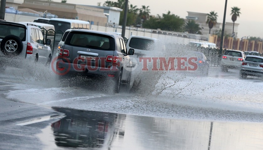 Heavy rain lashes Qatar