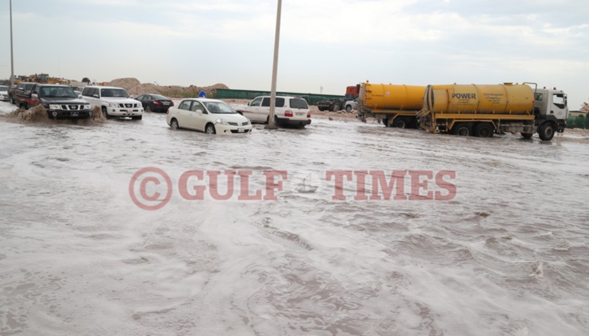 Heavy rain lashes Qatar