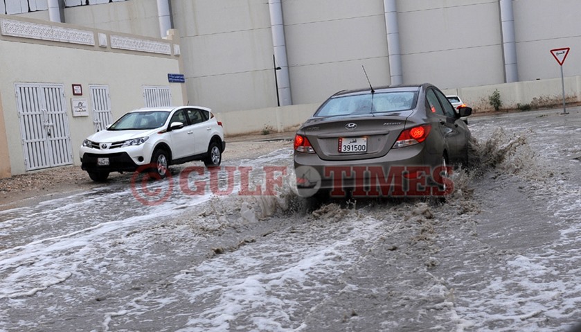 Heavy rain lashes Qatar