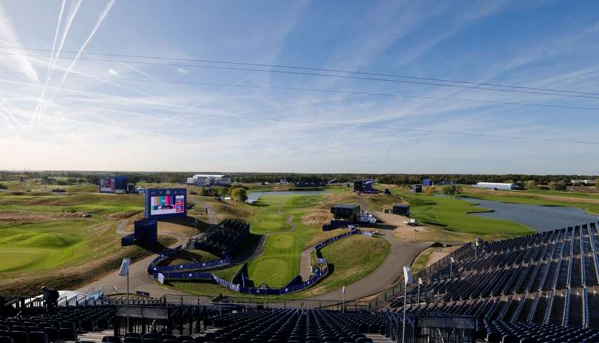 General view of the golf course