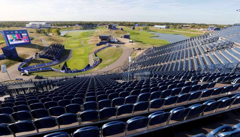 General view of the golf course