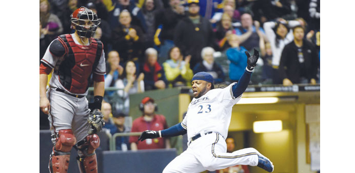 Brewers beat Nationals 4-1 to halt 8-game losing streak