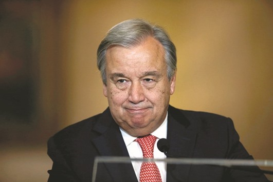 Guterres: vowed yesterday to serve u2018the most vulnerableu2019 when he takes up the post.