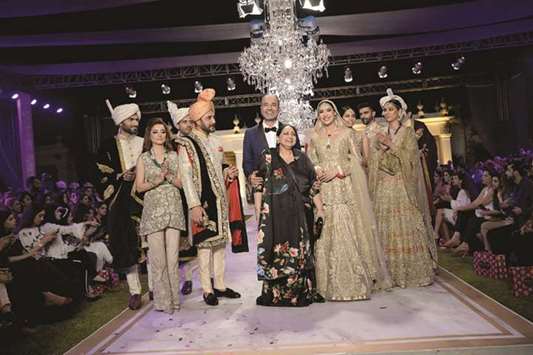 CELEBRATION: Deepak Perwani celebrates 24 years in Pakistan Fashion Industry with a solo show of glitzy glamour and substantial fashion content.
