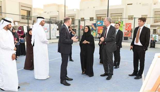 The Minister of State at the Federal Foreign Office of Germany Niels Annen toured on Sunday the temporary facilities for housing and caring for the Afghan brothers, who are temporarily hosted by the State of Qatar until they reach their final stations.