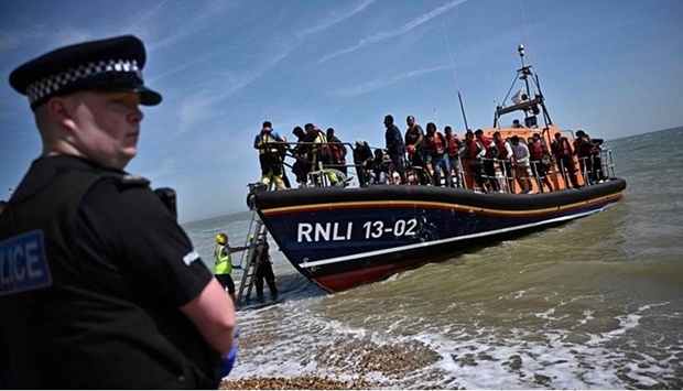 French Authorities announced the rescue of more than 360 migrants while attempting to cross between the north coast of France and the south coast of England, in small boats.