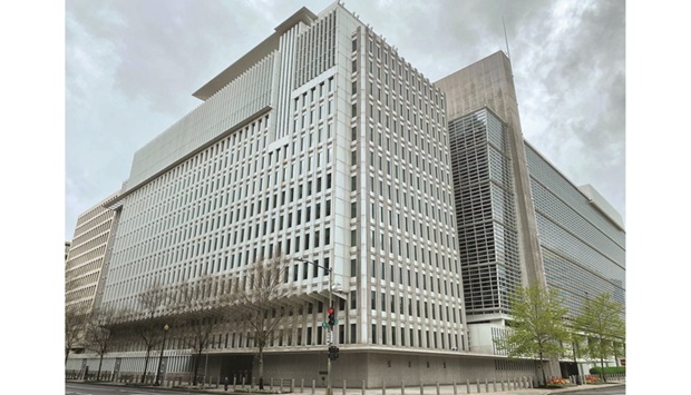 A file photo of The World Bank Group building in Washington, DC. (AFP)