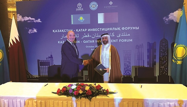 The MoU was signed by chief executive officer, Hassad Food, Engineer Mohamed al-Sadah, and chairman of the board, Baiterek National Management Holding, Kanat Sharlapaev. Both parties agreed to study ways of collaboration in the field of agricultural investments.