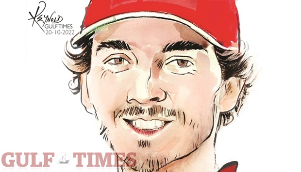 Francesco Bagnaia  (Illustration by Reynold/Gulf Times)