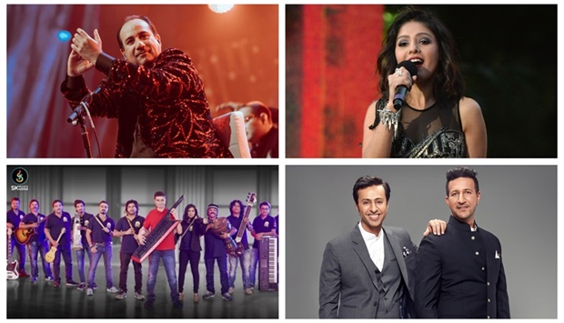 The Bollywood Music Festival will feature performances by Rahat Fateh Ali Khan, Sunidhi Chauhan, Salim Sulaiman and Perfect Amalgamation.