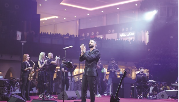 Mall of Qatar hosted celebrated artiste Saif Nabeel for a concert on the Oasis stage recently, an occasion that was marked by the presence of a large audience and great interaction.