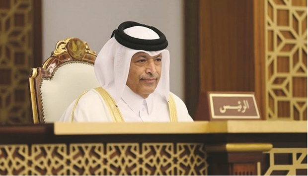 HE the Shura Council Speaker Hassan bin Abdullah al-Ghanim