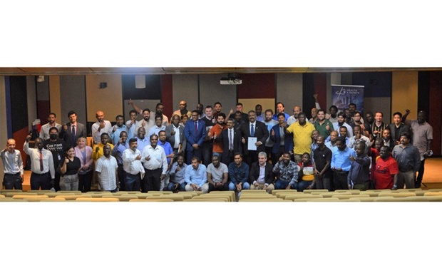 The Institution of Occupational Safety & Health (IOSH) Qatar branch meeting held recently was attended by over 90 practitioners and students from the University of Doha for Science and Technology (UDST).