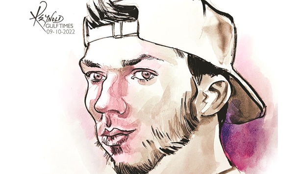 Pierre Gasly (Illustration by Reynold/Gulf Times)