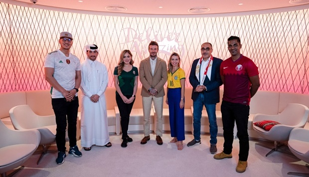 Members of the SC initiative recently met former England captain David Beckham