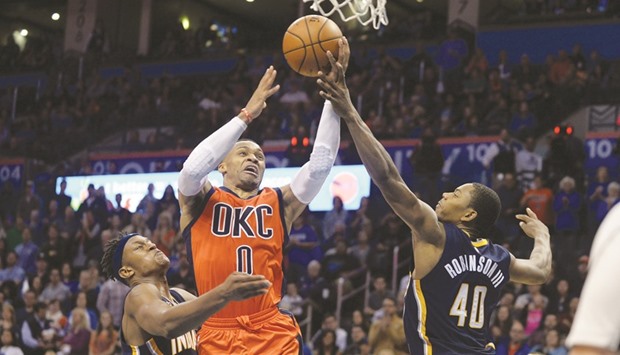 Teague Lifts Indiana Pacers Over Thunder - Gulf Times