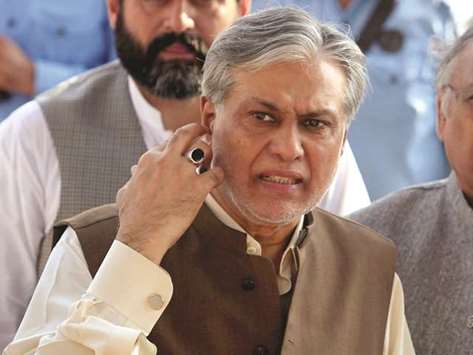 Dar: faces arrest upon his return to Pakistan.